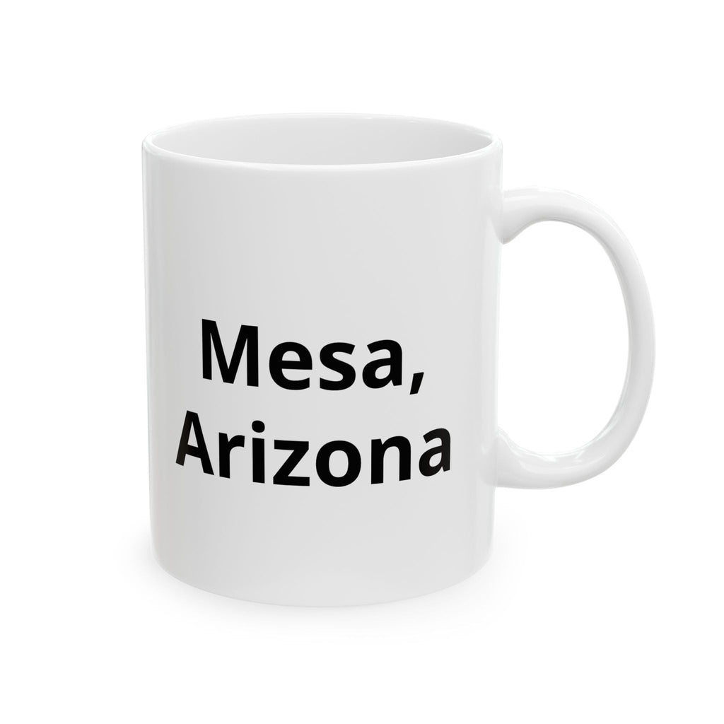 Country Western Ceramic Mug — Personalized "Print your text" Cowboy Coffee Cup (11oz, 15oz)