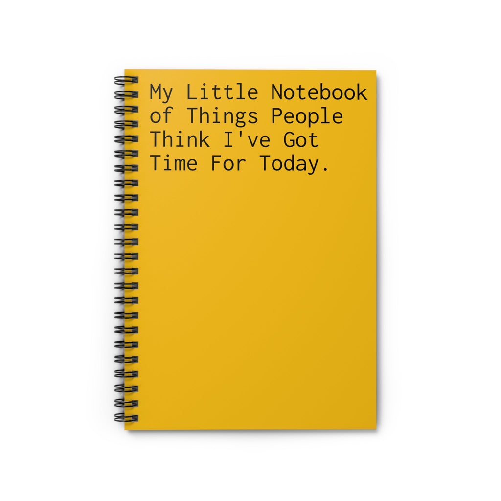Yellow Quote Notebook
