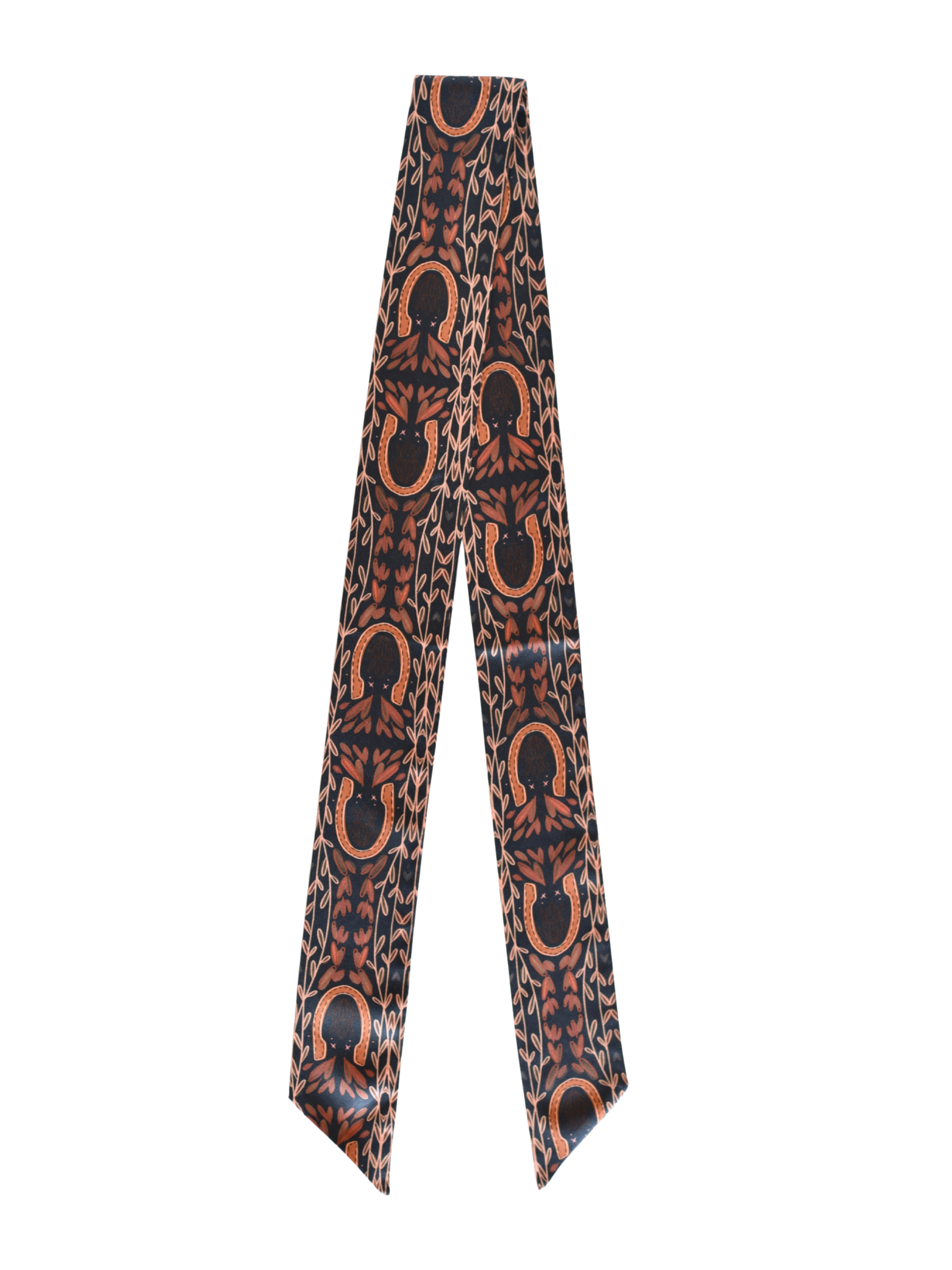 Western Harvest in Deep Juniper Twilly Scarf