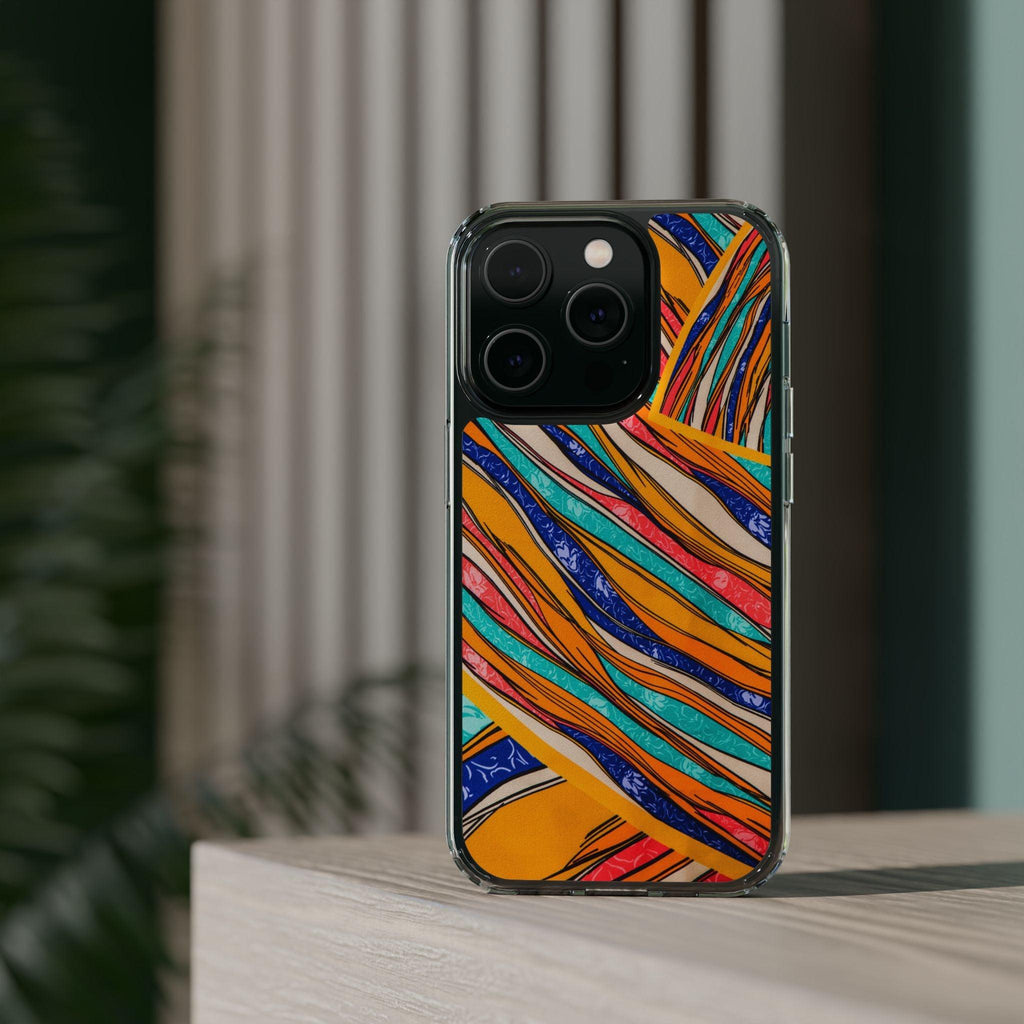 Clear Cases Stripes of  Powerful Colors