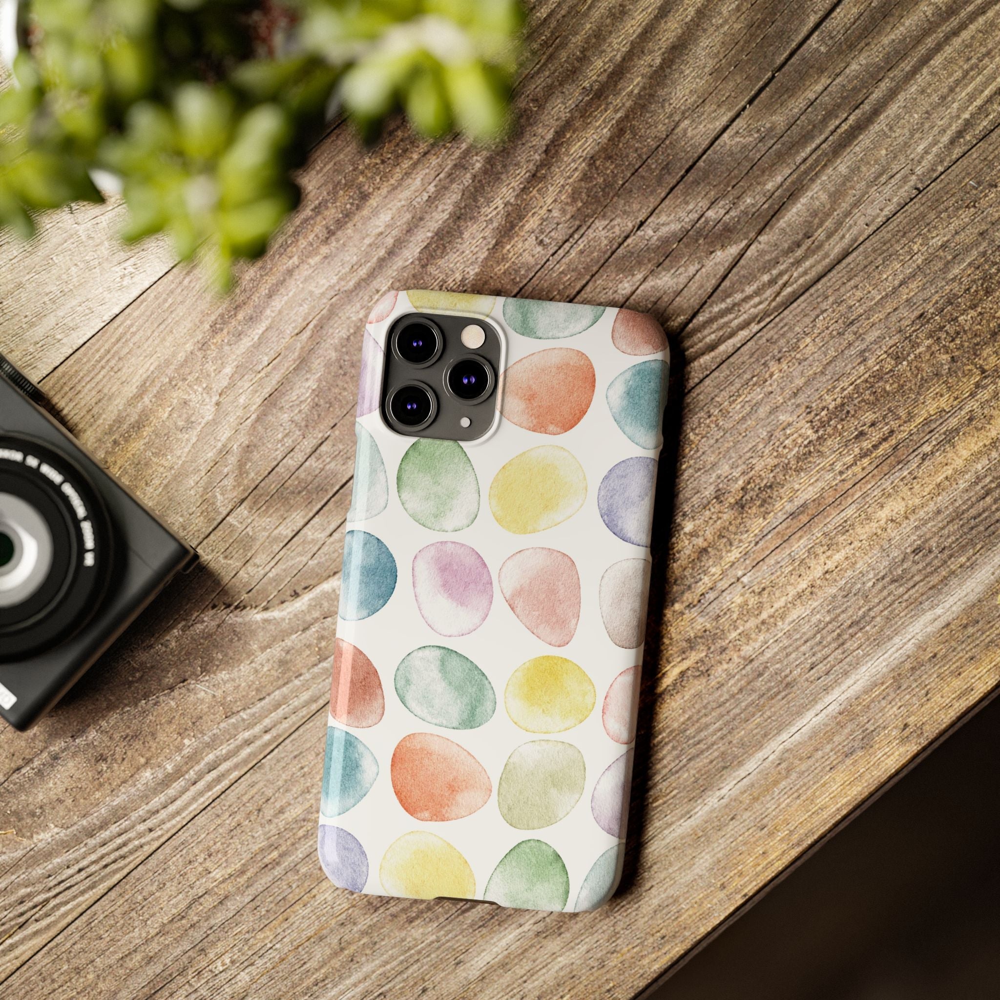 Colorful Watercolor Organic Circle Phone Cases