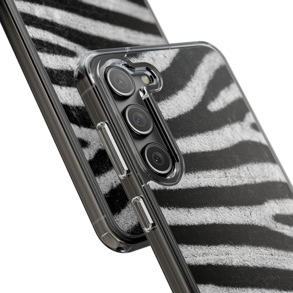 Clear Cases Black and White Zebra Stripes