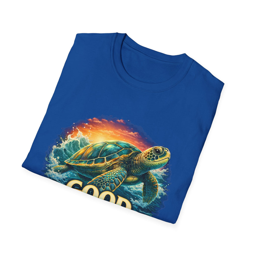 Sea Turtle 'Good Vibes' T-Shirt — Coastal Summer Surf Tee