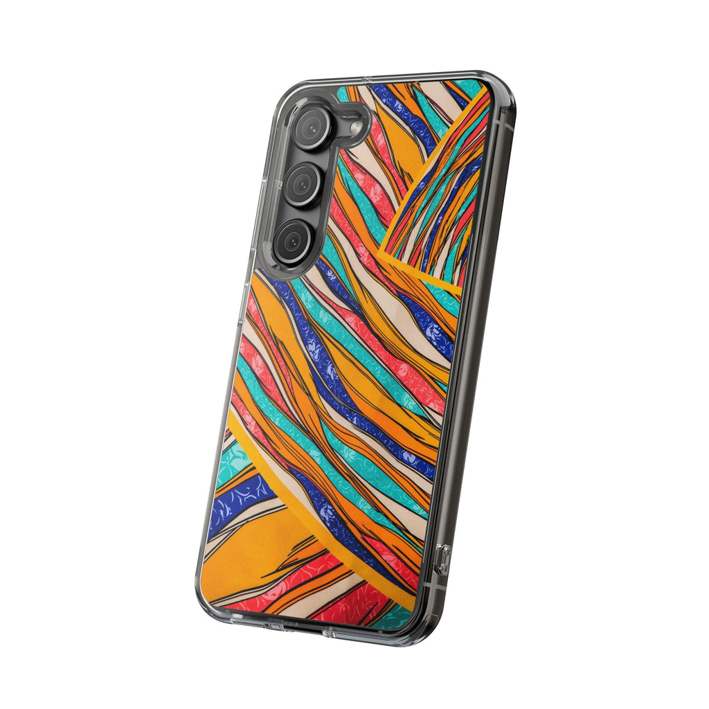 Clear Cases Stripes of  Powerful Colors