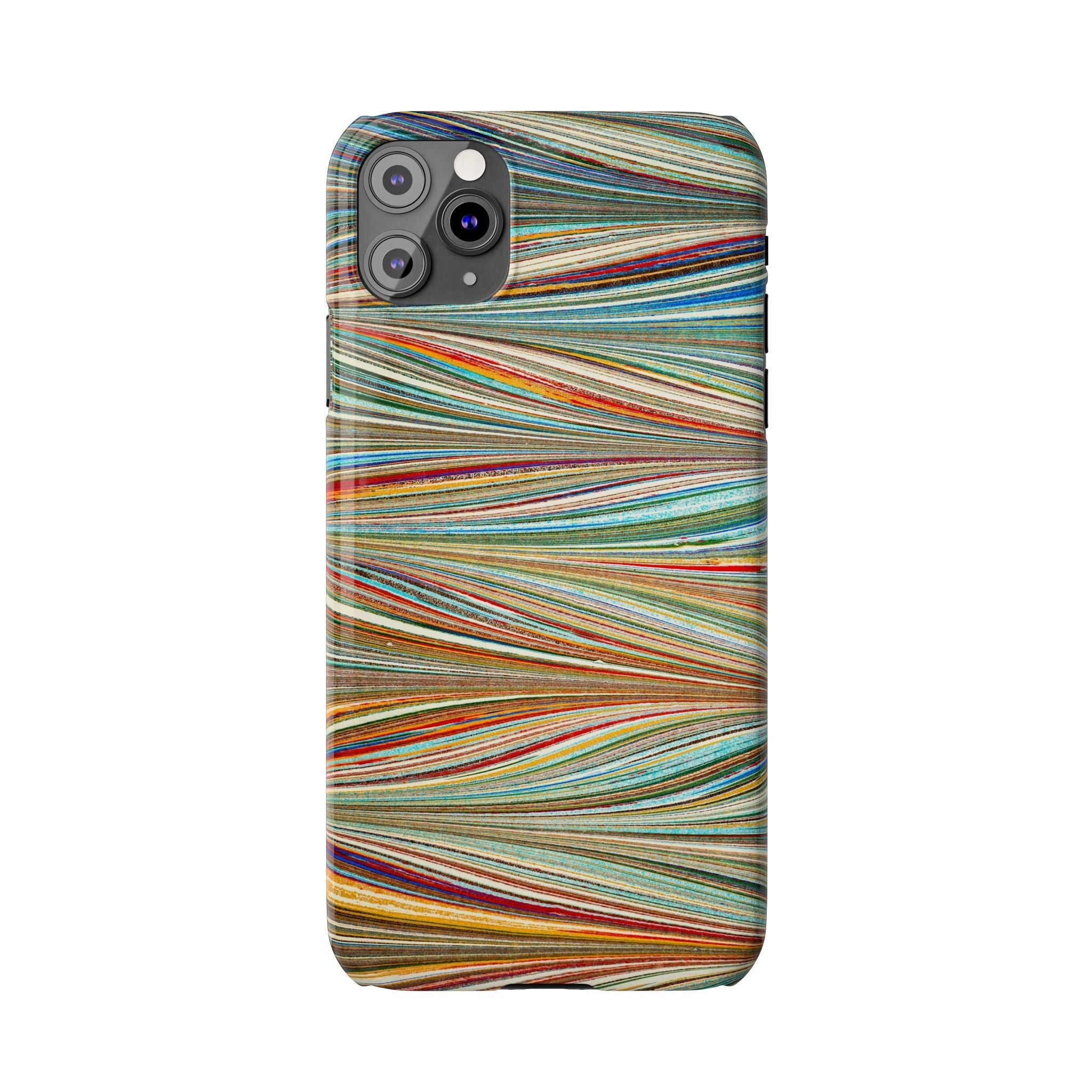 Florentine Multi-Colored Marbled Phone Case