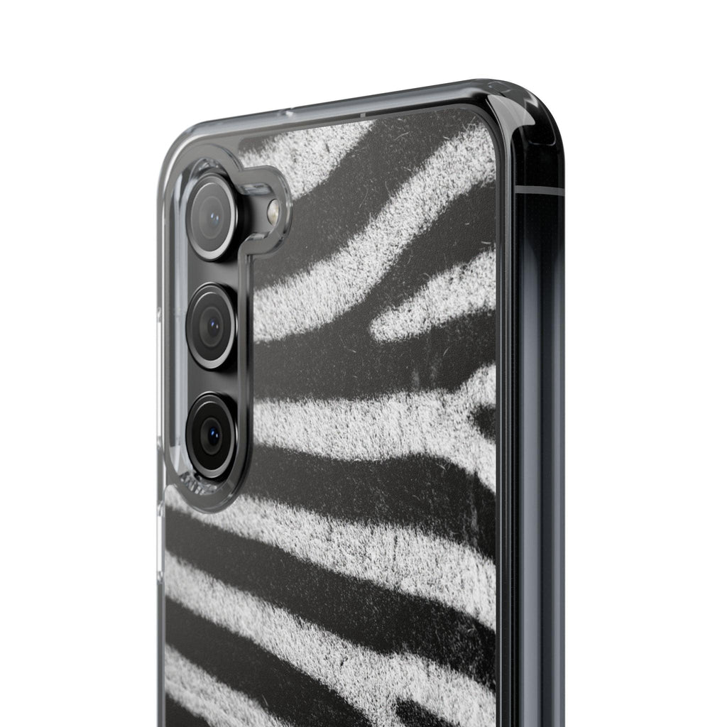 Clear Cases Black and White Zebra Stripes
