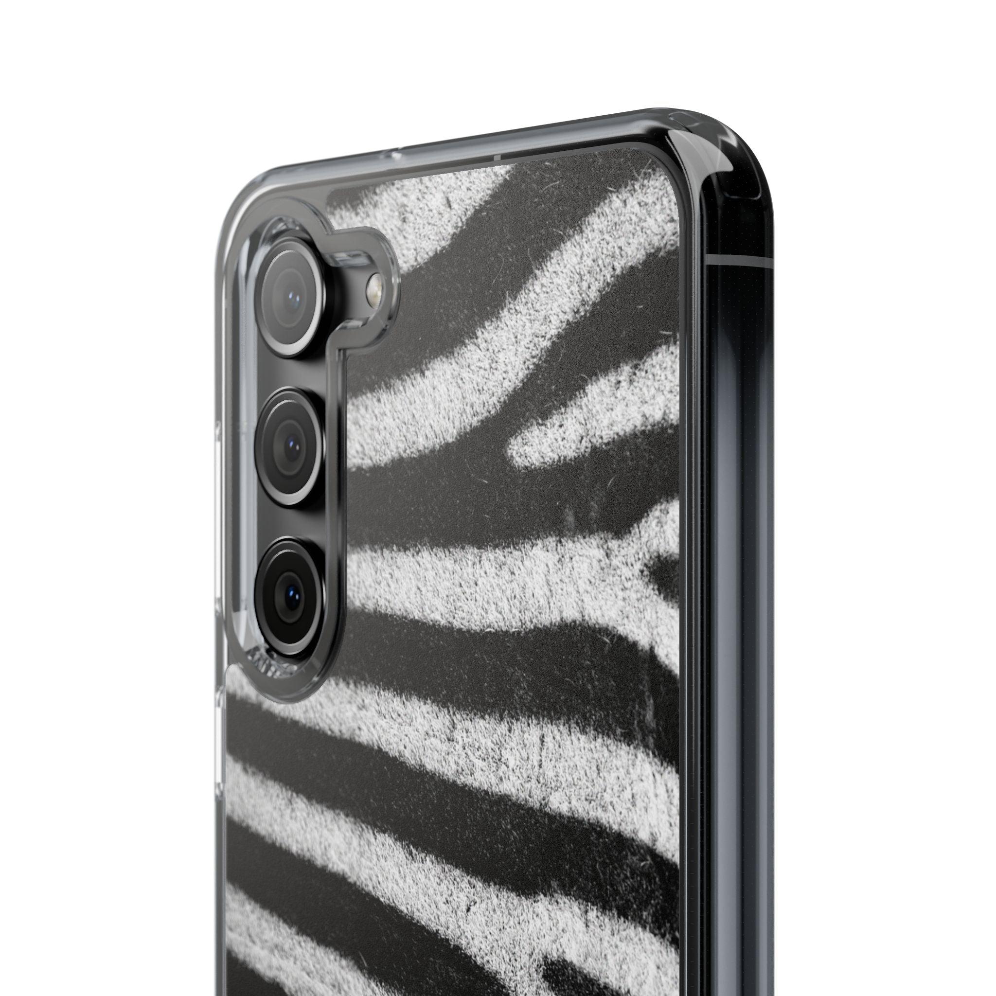 Clear Cases Black and White Zebra Stripes