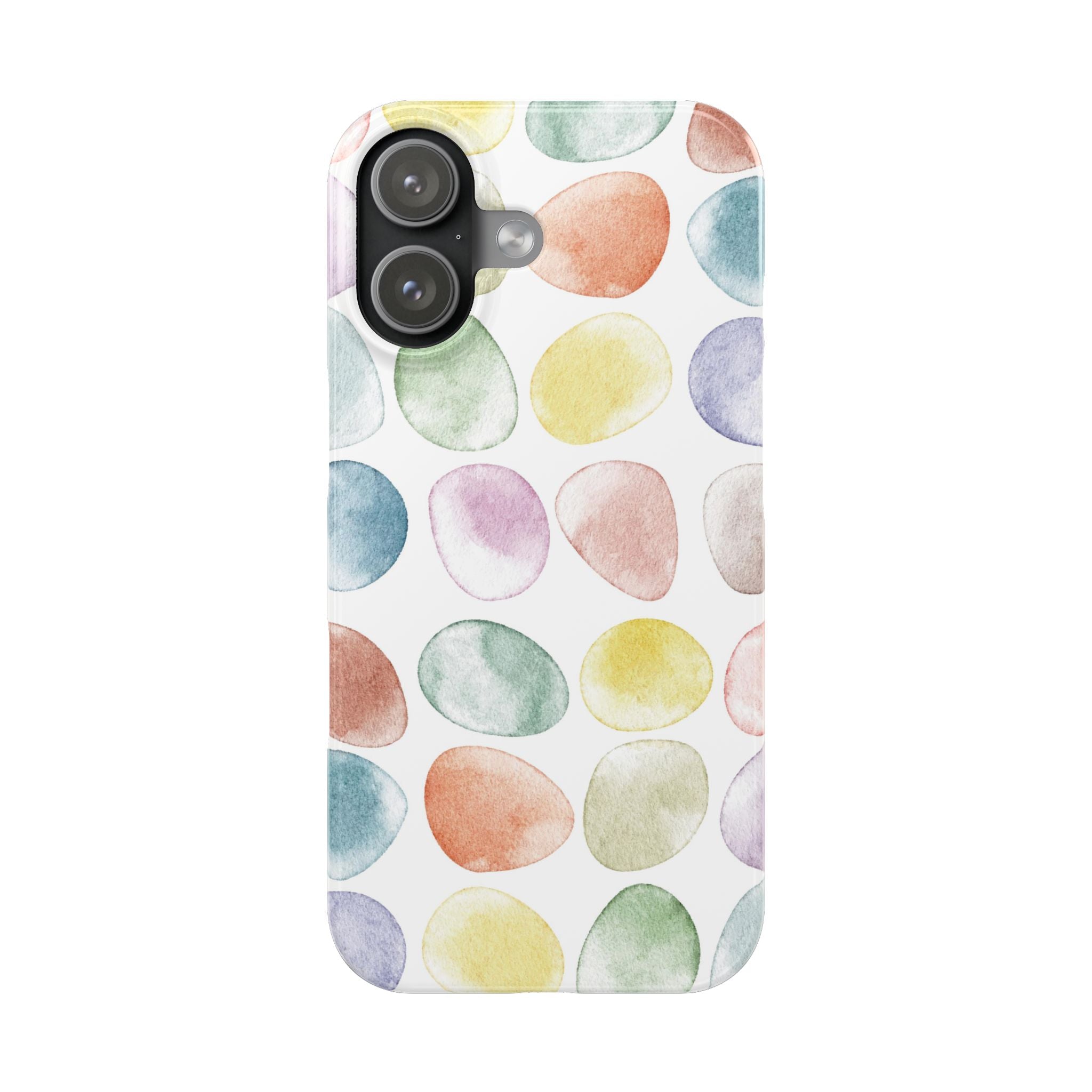 Colorful Watercolor Organic Circle Phone Cases