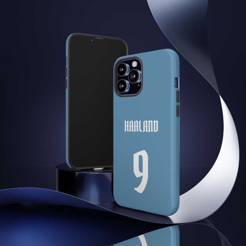 Erling Haaland PowerStrike – Rugged Dual-Layer Protection & Slim Profile | Compatible with iPhone 8 to 16 Pro Max & Samsung Galaxy S10 to S25 Ultra
