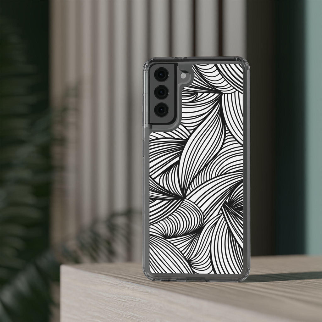 Black and White Illusion Clear Cases
