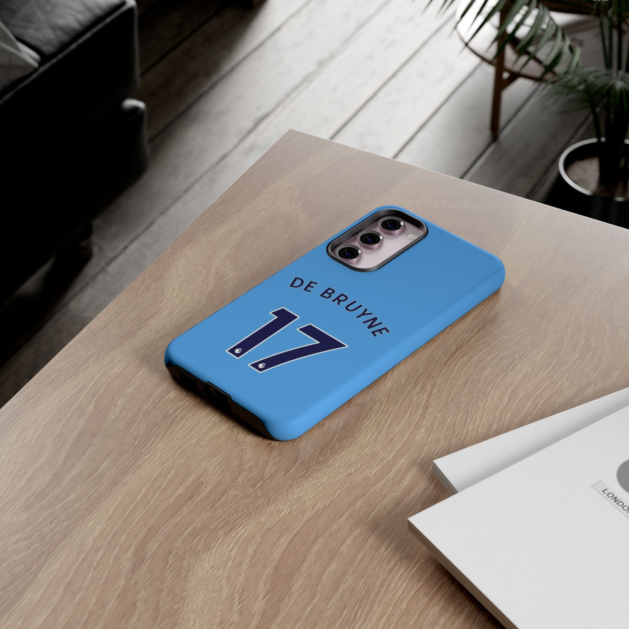 Kevin De Bruyne VisionGuard – Enhanced Protection & Sleek Design | Fits iPhone 8–16 Pro Max & Galaxy S10–S25 Ultra