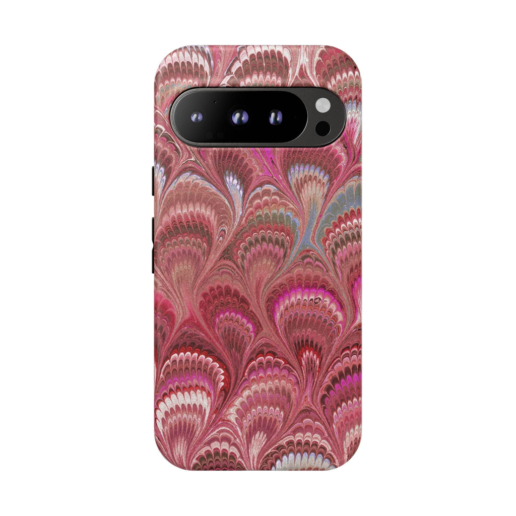 Shades of Pink Marbled Phone Case —  Dual Layer - Tough Protective Phone Cover