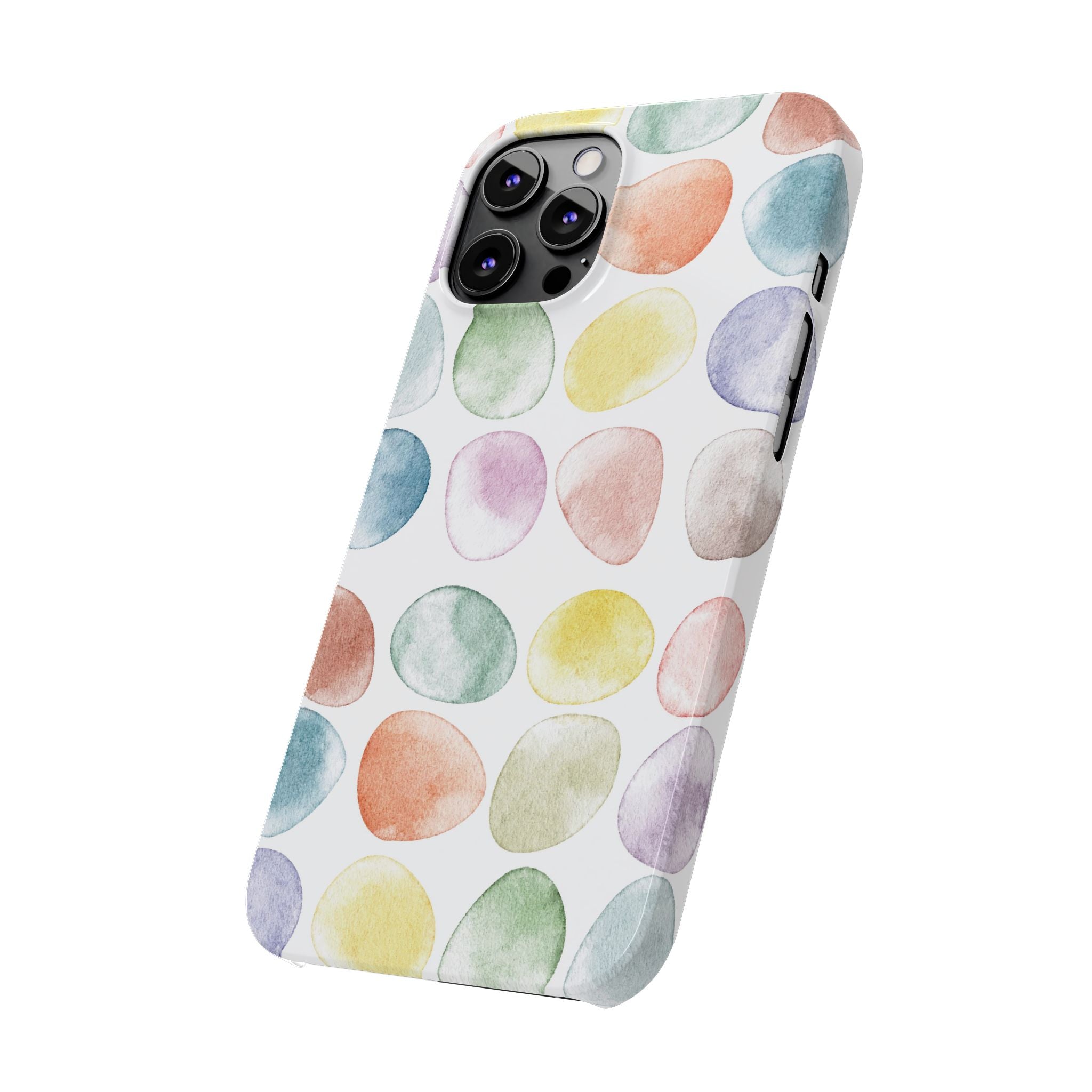 Colorful Watercolor Organic Circle Phone Cases