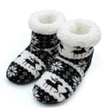 Coral velvet print indoor boots