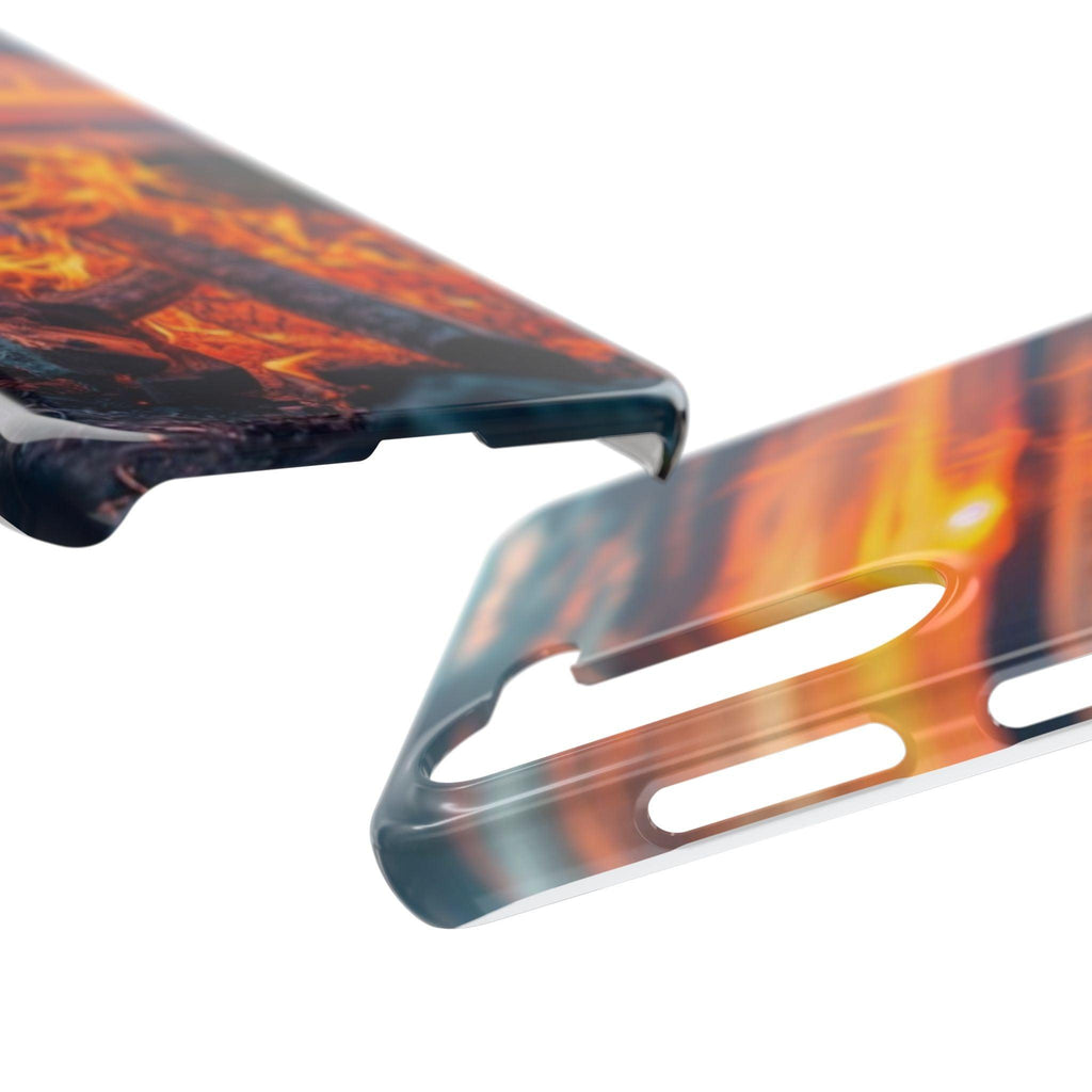 Woodland Fire Phone Case – Warmth of Nature’s Blaze on Your Device