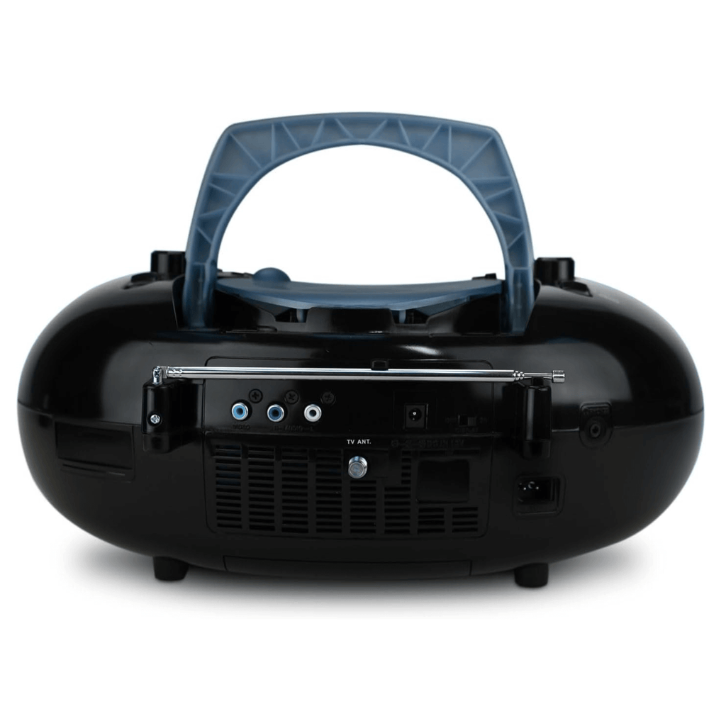 Emerson 7" Bluetooth DVD Boombox w AMFM Radio, Stereo Speakers & Multi-Media