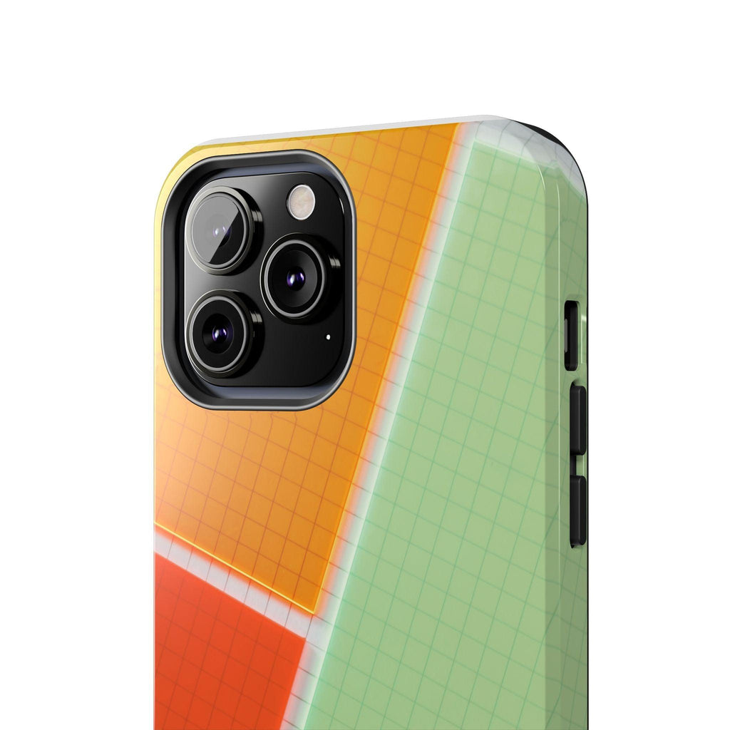Four Colors Blocks With Shades Tough Phone Cases
