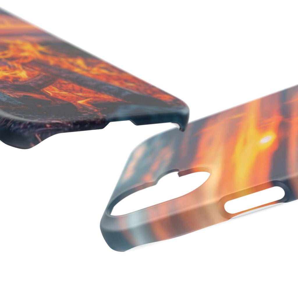 Woodland Fire Phone Case – Warmth of Nature’s Blaze on Your Device