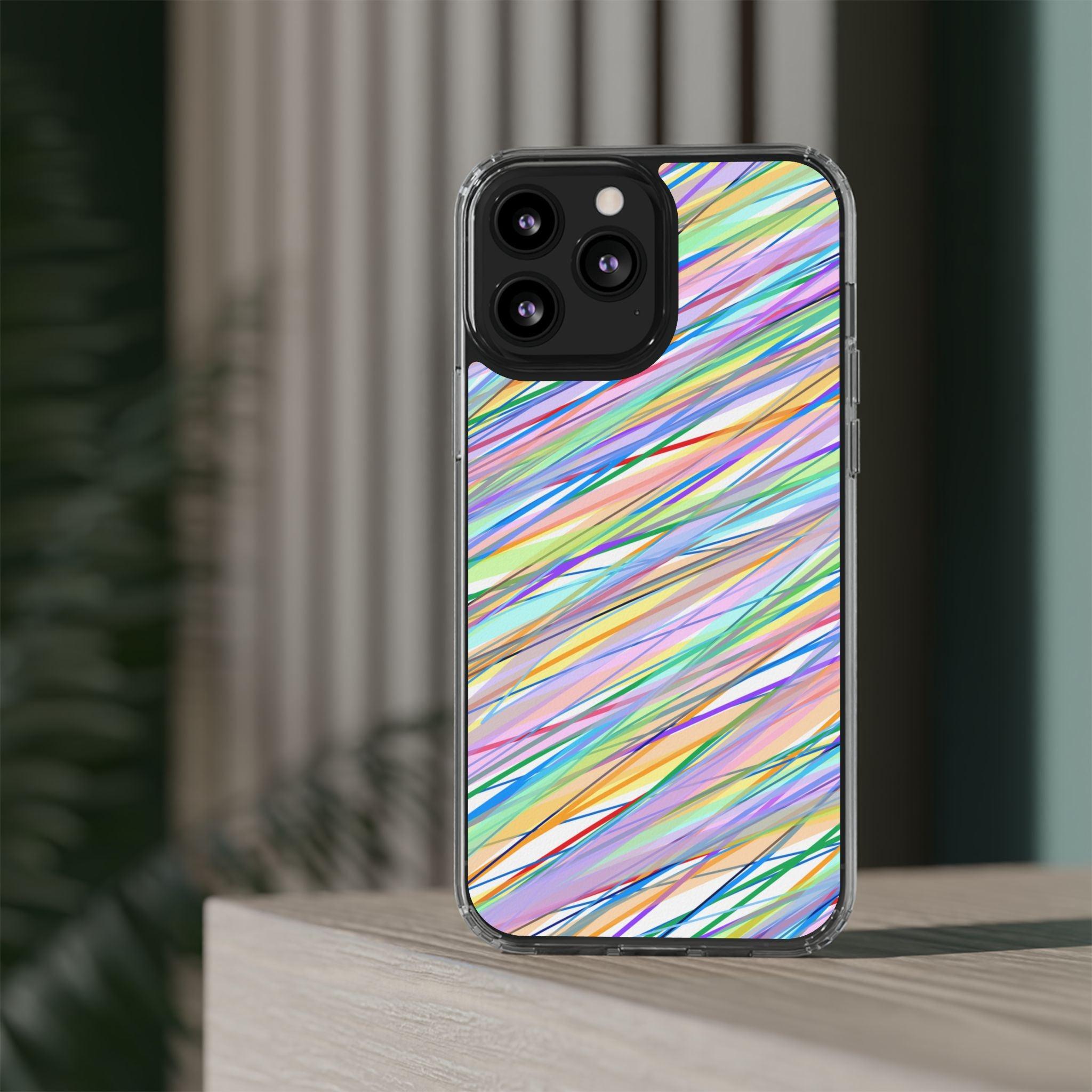Threads Of Colors Clear Case