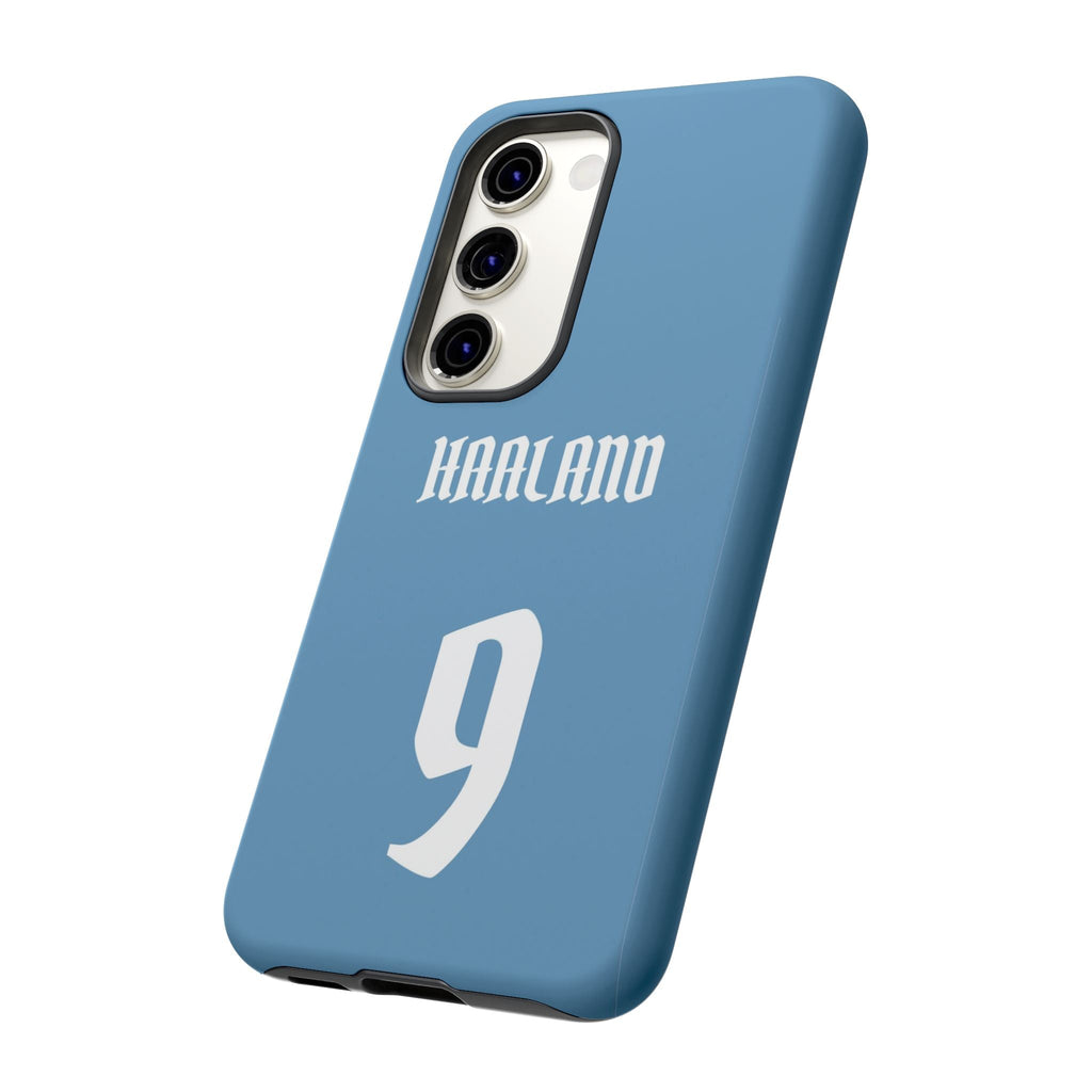Erling Haaland PowerStrike – Rugged Dual-Layer Protection & Slim Profile | Compatible with iPhone 8 to 16 Pro Max & Samsung Galaxy S10 to S25 Ultra