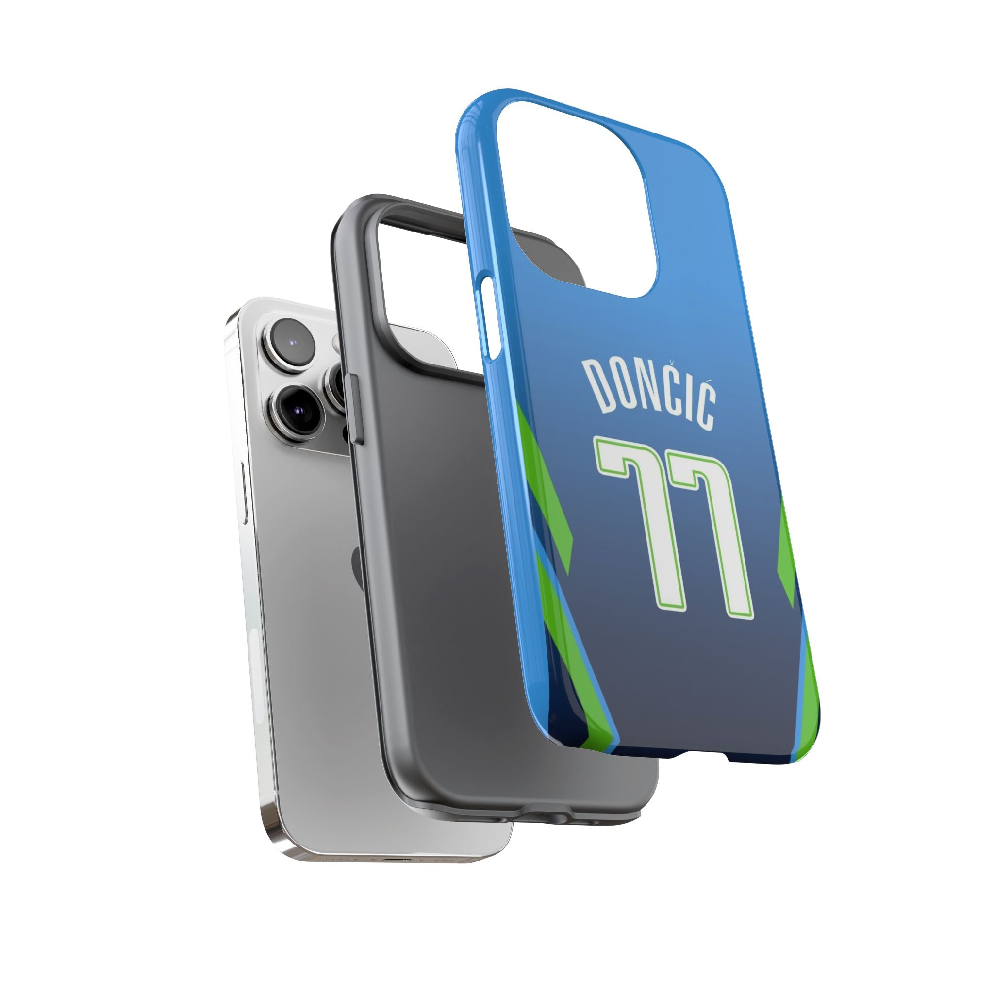 Luka Dončić Ice Vision Edition – Rugged Dual-Layer Build, Slim Fit | Compatible with iPhone 8–16 Pro Max & Samsung Galaxy S10–S25 Ultra