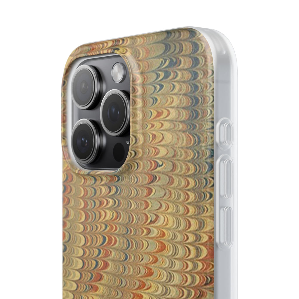 Golden Fall Neutrals Italian Marbled Design Stylish Phone Cases