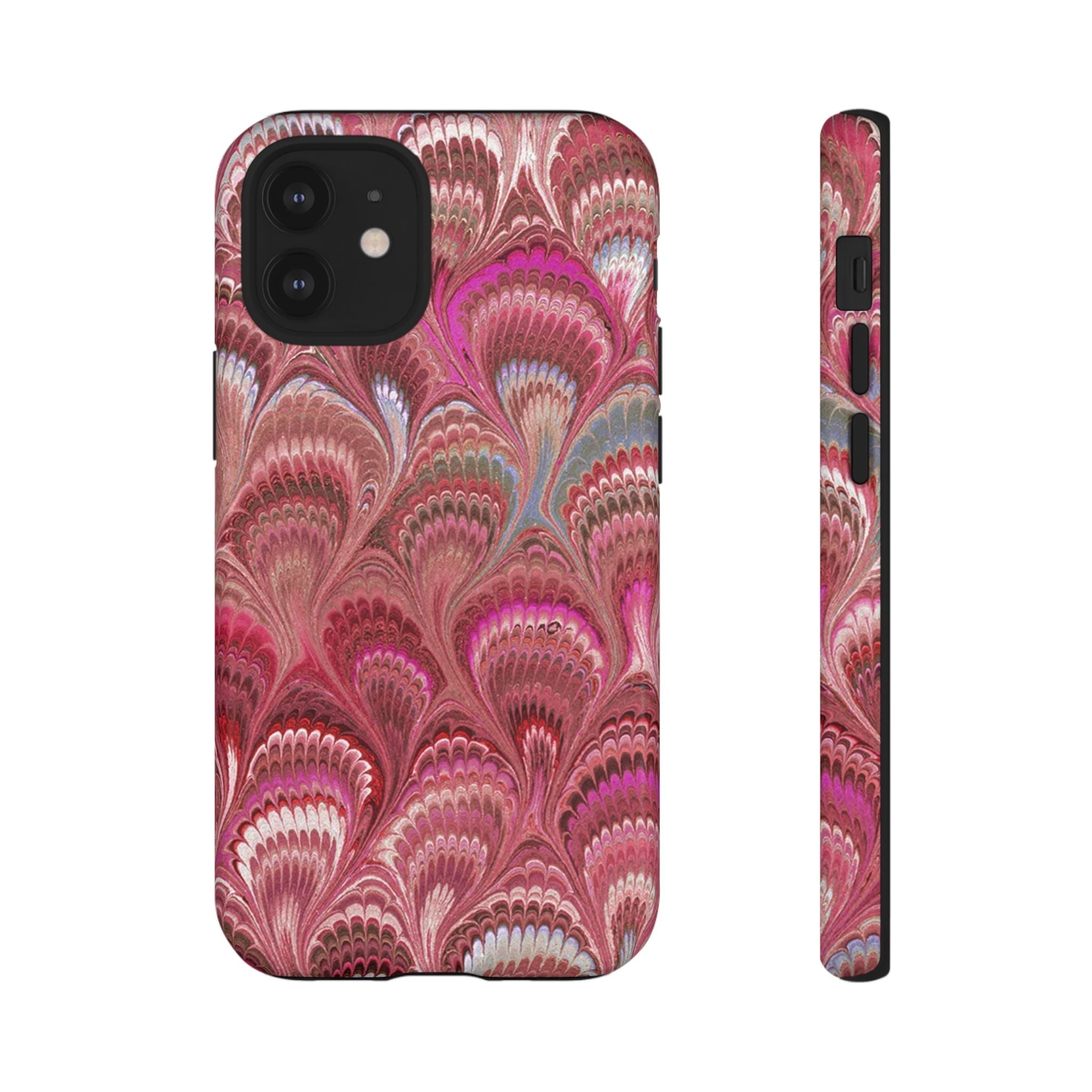 Shades of Pink Marbled Phone Case —  Dual Layer - Tough Protective Phone Cover
