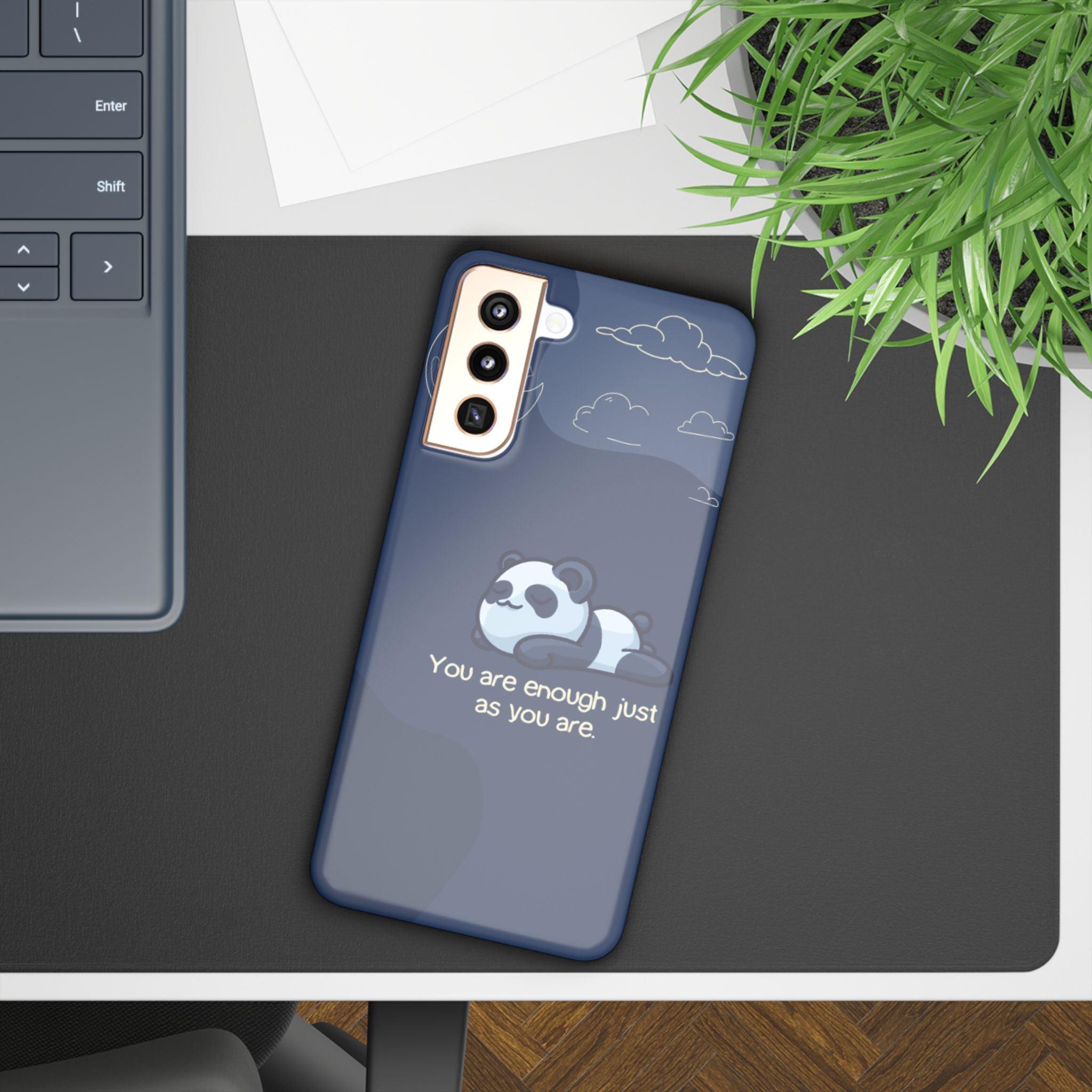 Panda Dreams Phone Case – Cozy Vibes & Inspiring Words