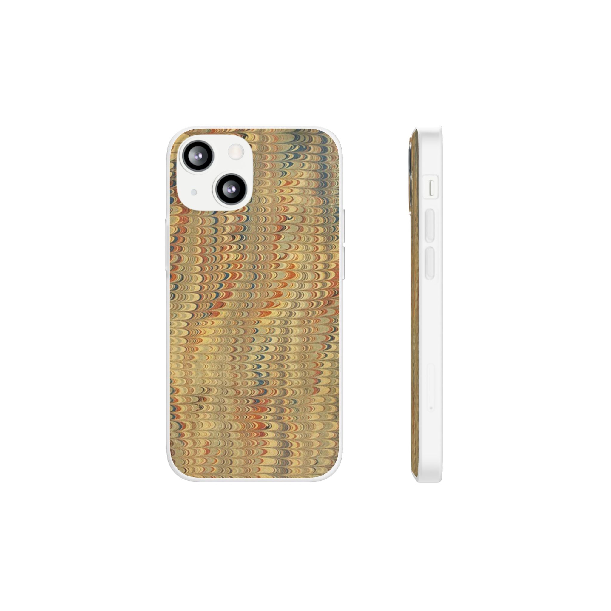 Golden Fall Neutrals Italian Marbled Design Stylish Phone Cases