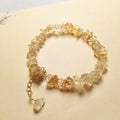 Natural Citrine Crushed Stone Bracelet
