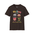 It's Okay to Feel Mental Health Awareness T-Shirt - Cute Supportive Self-Care Tee