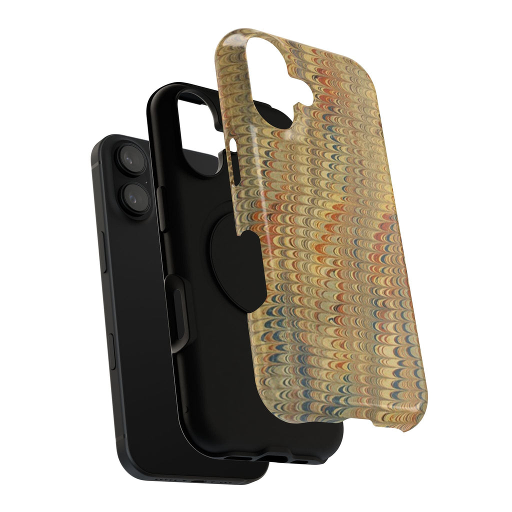 Golden Marbled Durable Phone Case - Dual Layer - Matte or Glossy