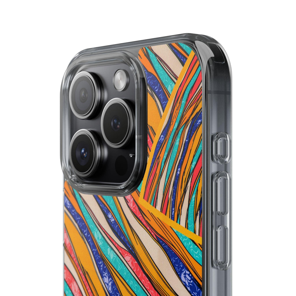 Clear Cases Stripes of  Powerful Colors