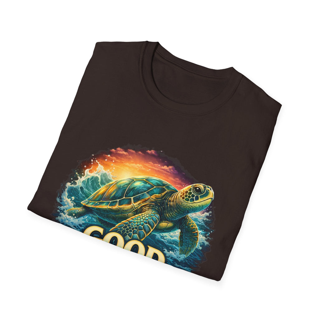 Sea Turtle 'Good Vibes' T-Shirt — Coastal Summer Surf Tee