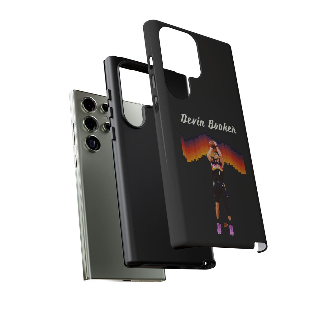 Devin Booker Precision Blaze Series – Dual-Layer ShockGuard Protection | Fits iPhone 8–16 Pro Max & Samsung Galaxy S10–S25 Ultra