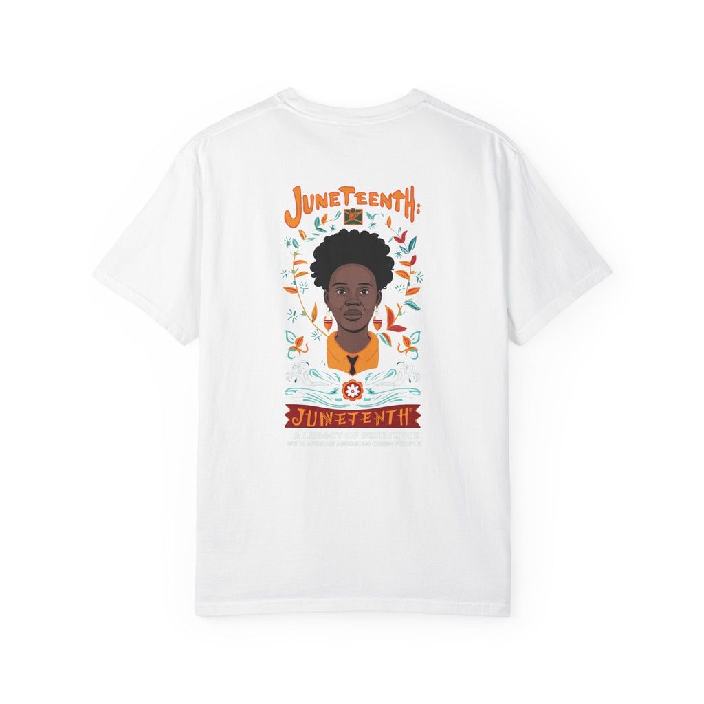 Juneteenth Black History Cotton Tee - Resilience Design - DipaliZ