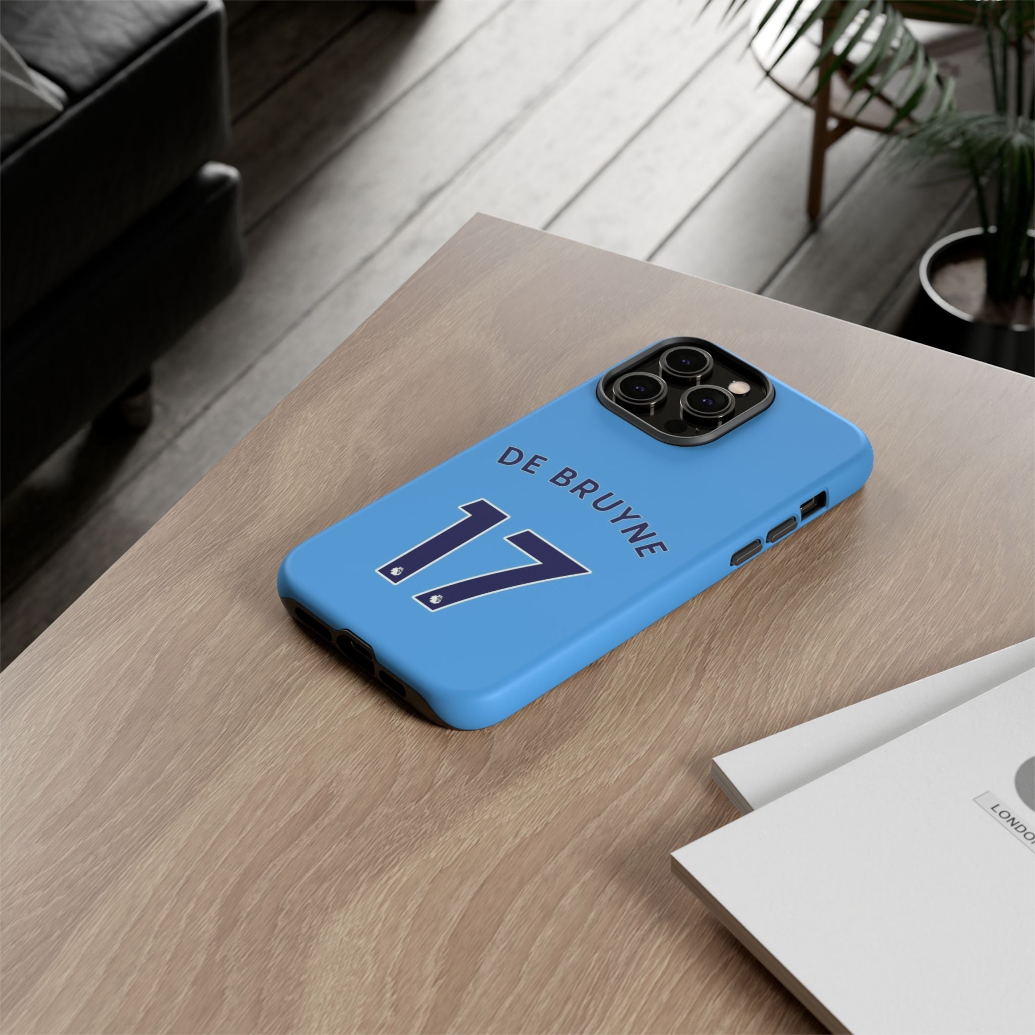 Kevin De Bruyne VisionGuard – Enhanced Protection & Sleek Design | Fits iPhone 8–16 Pro Max & Galaxy S10–S25 Ultra