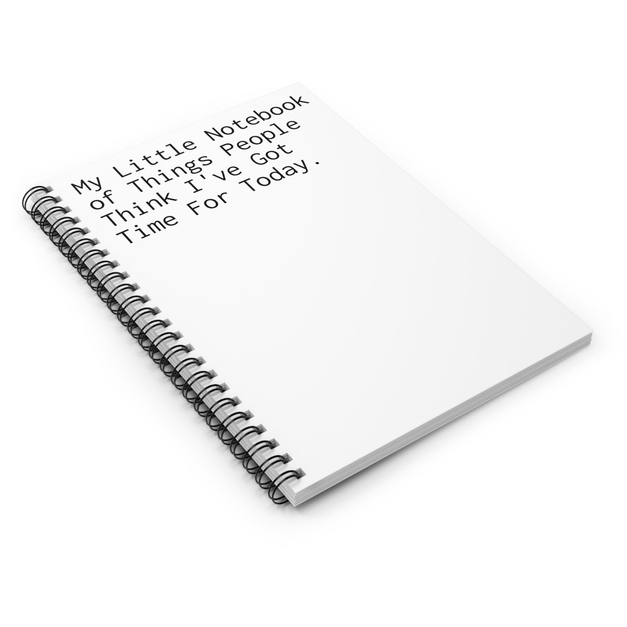My Little Notebook - White