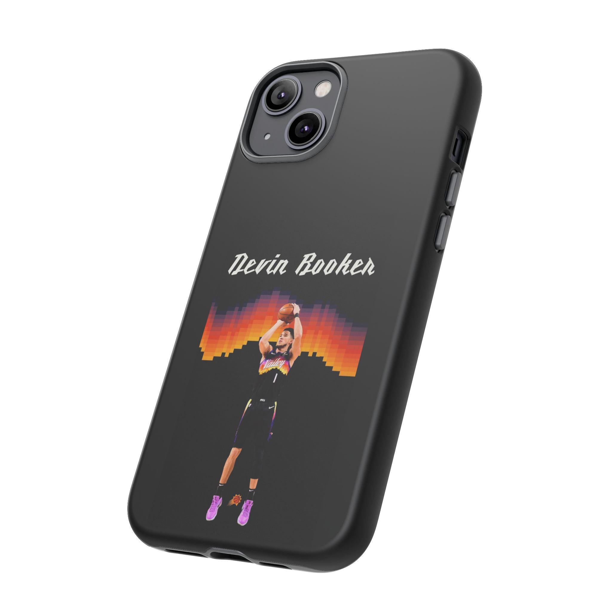 Devin Booker Precision Blaze Series – Dual-Layer ShockGuard Protection | Fits iPhone 8–16 Pro Max & Samsung Galaxy S10–S25 Ultra