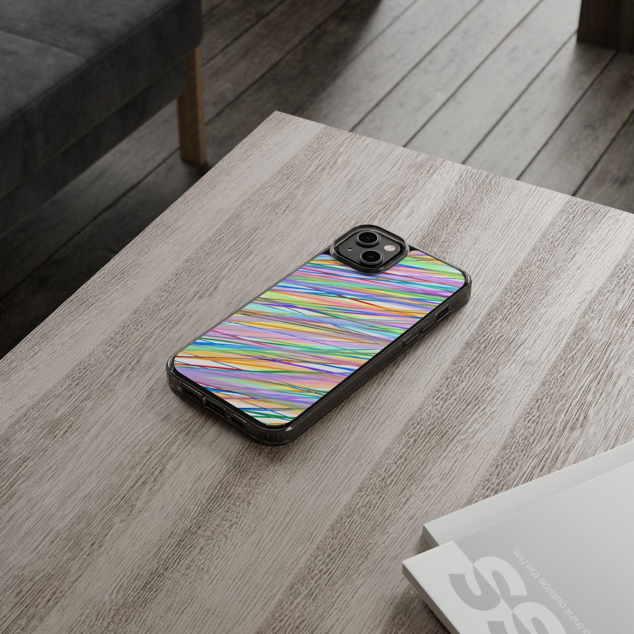 Threads Of Colors Clear Case