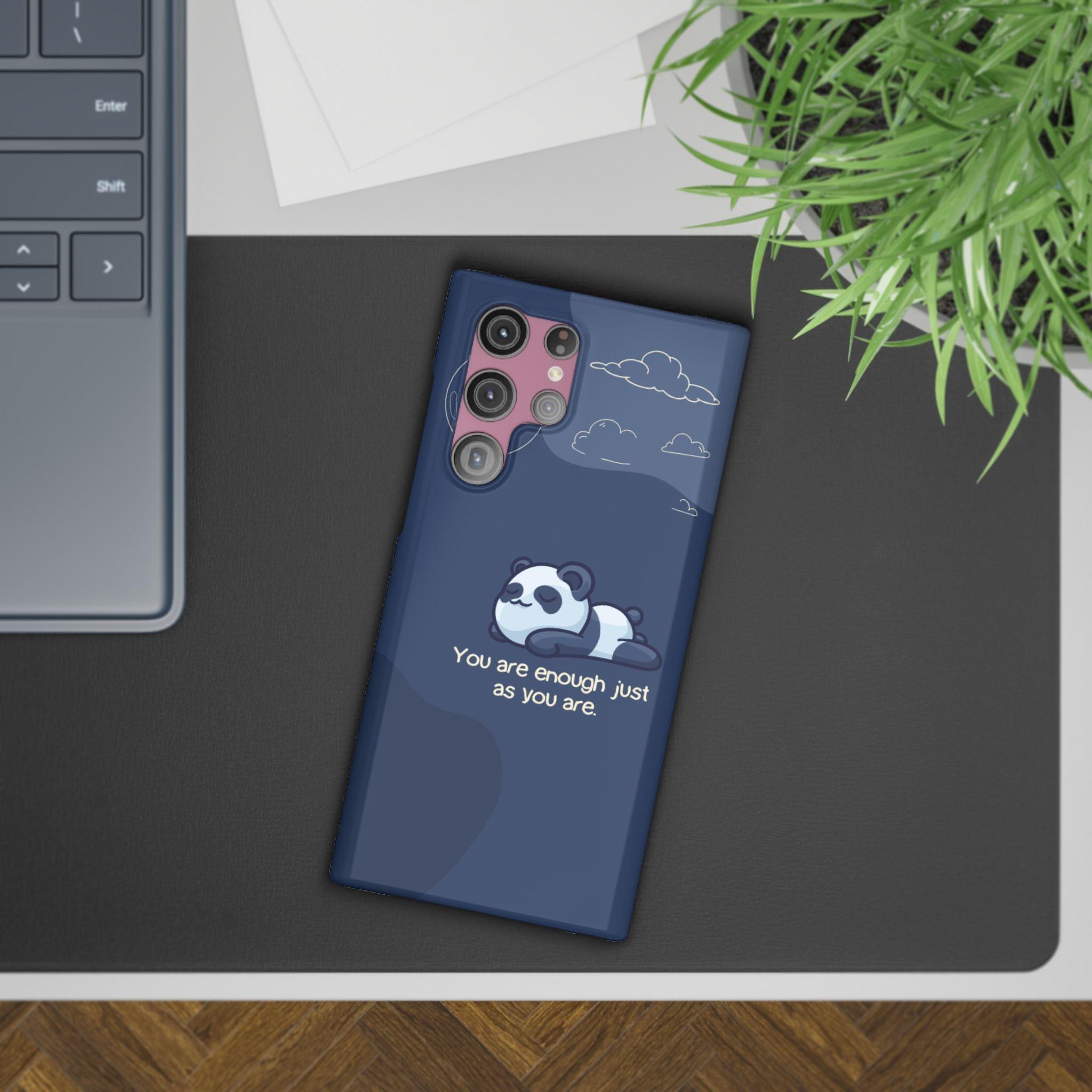 Panda Dreams Phone Case – Cozy Vibes & Inspiring Words