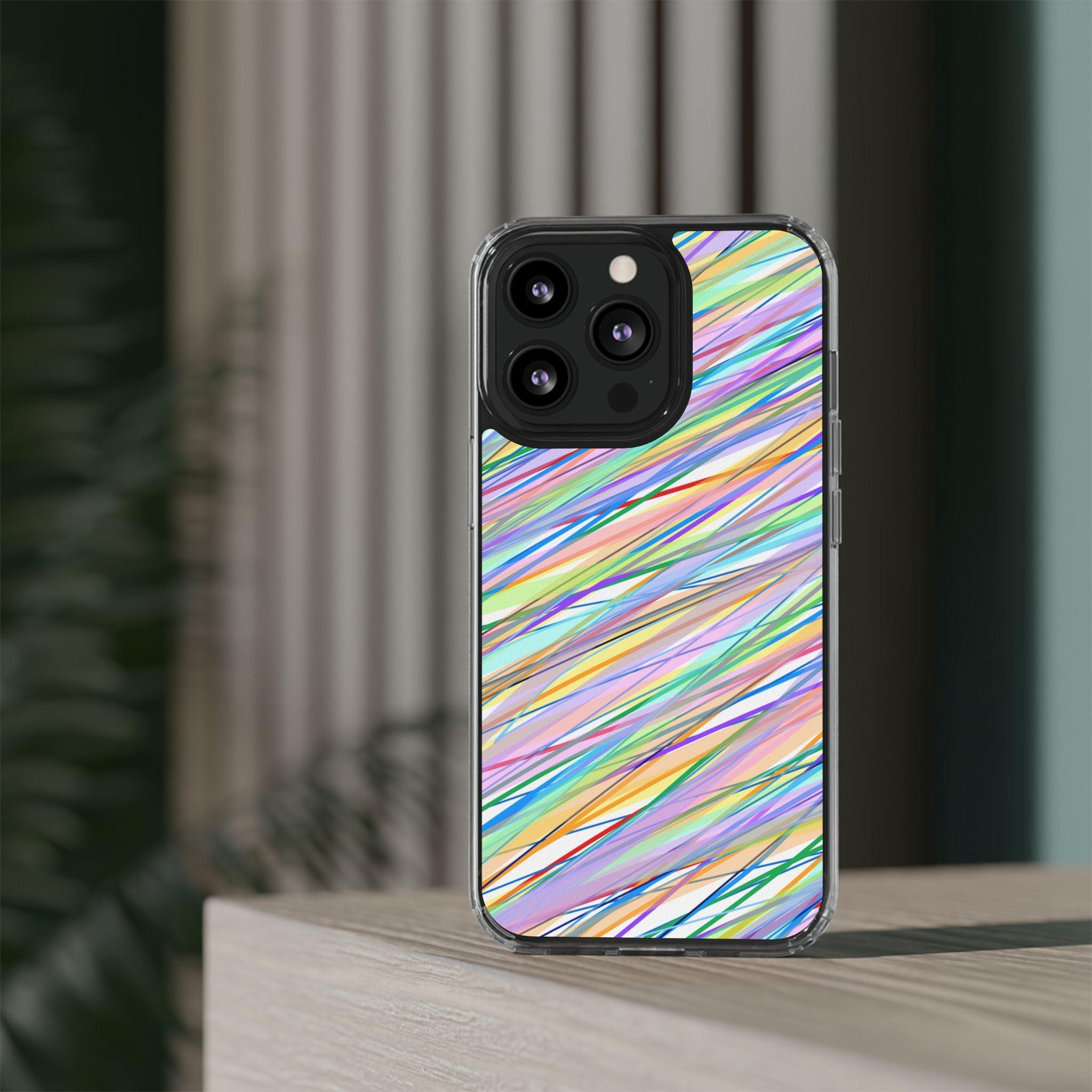 Threads Of Colors Clear Case