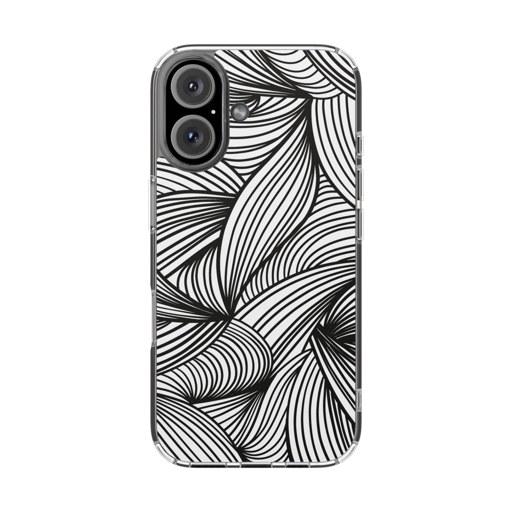 Black and White Illusion Clear Cases