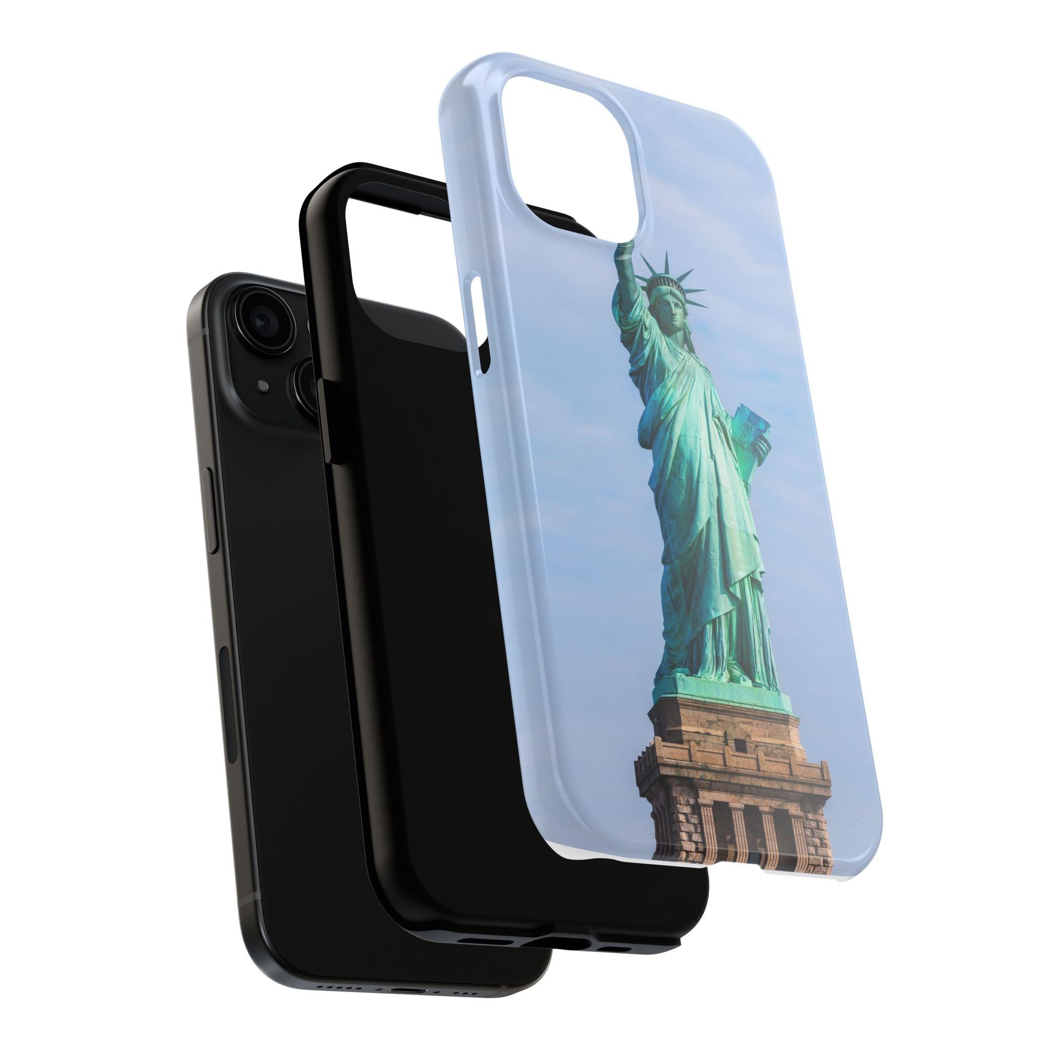 Statue of Liberty Printed Tough Phone Case - Iconic Freedom Design