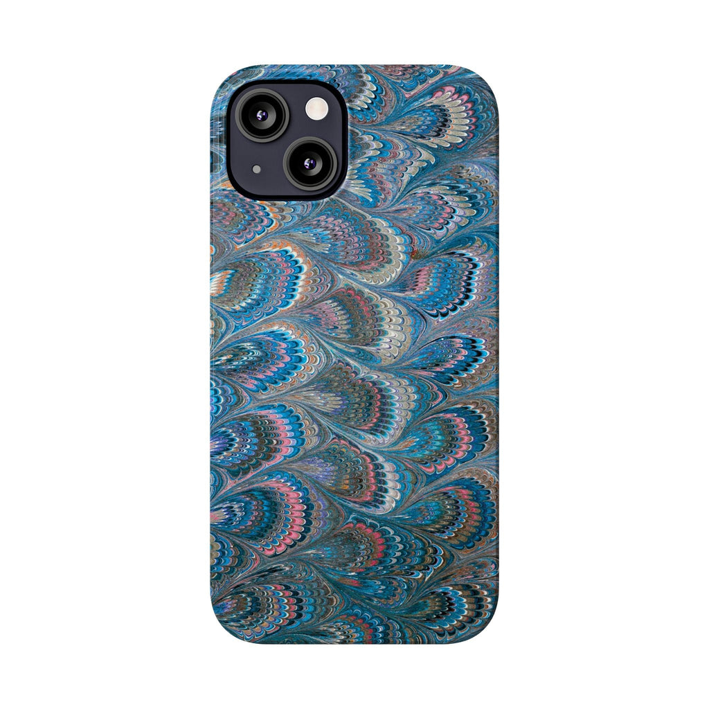 Blue and Pink Feather