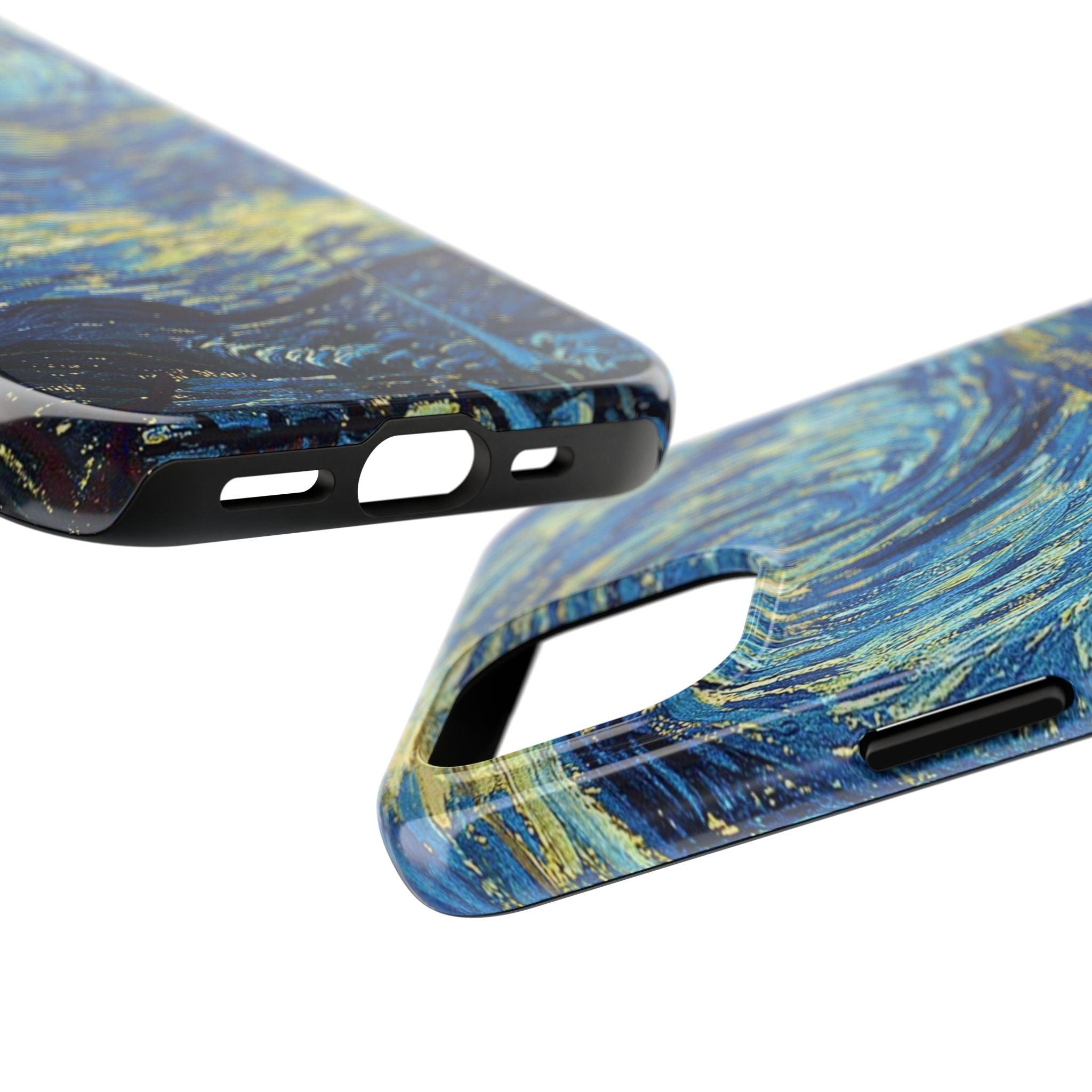 Blue And Yellow Theme Art Colors Tough Phone Cases