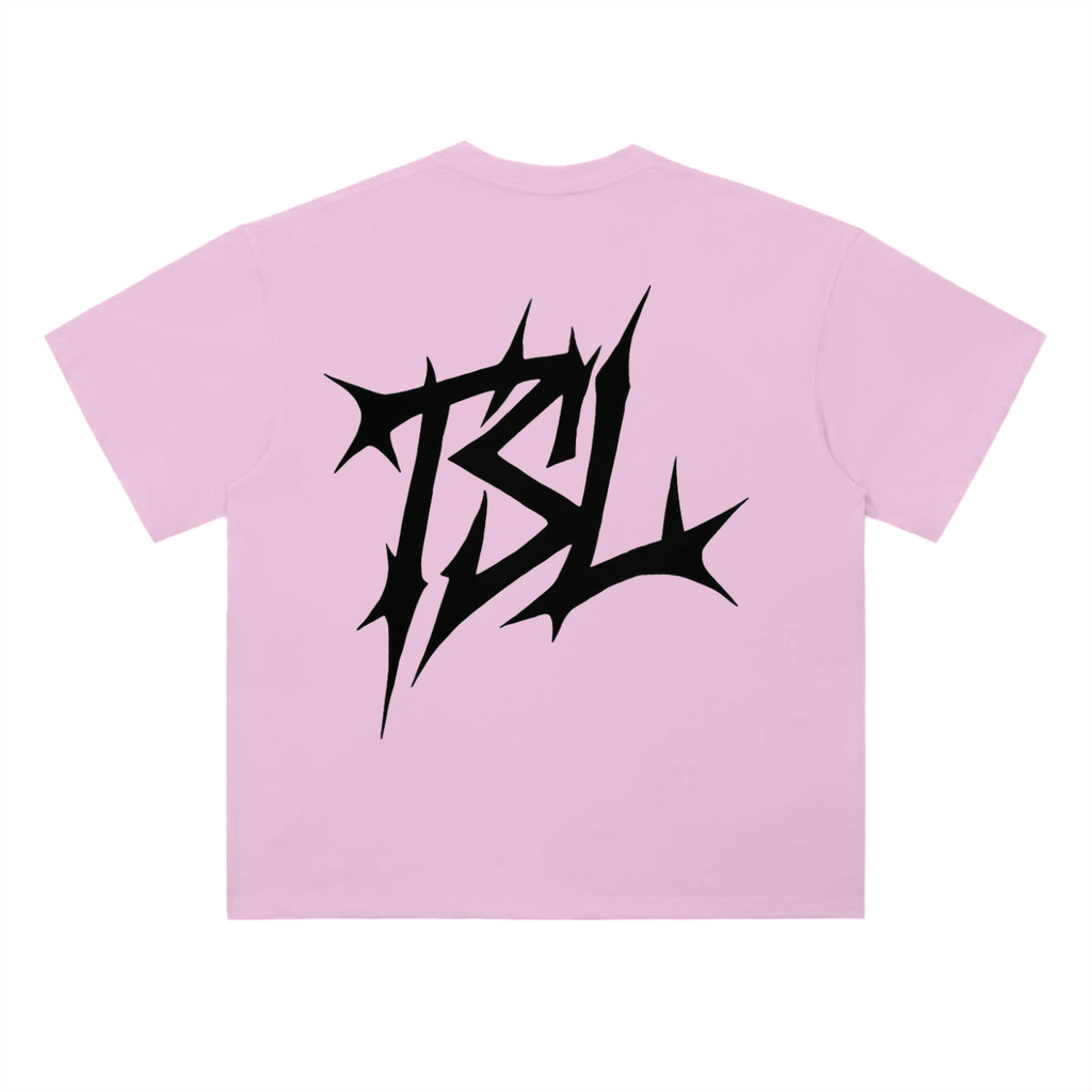 White Staple Tee