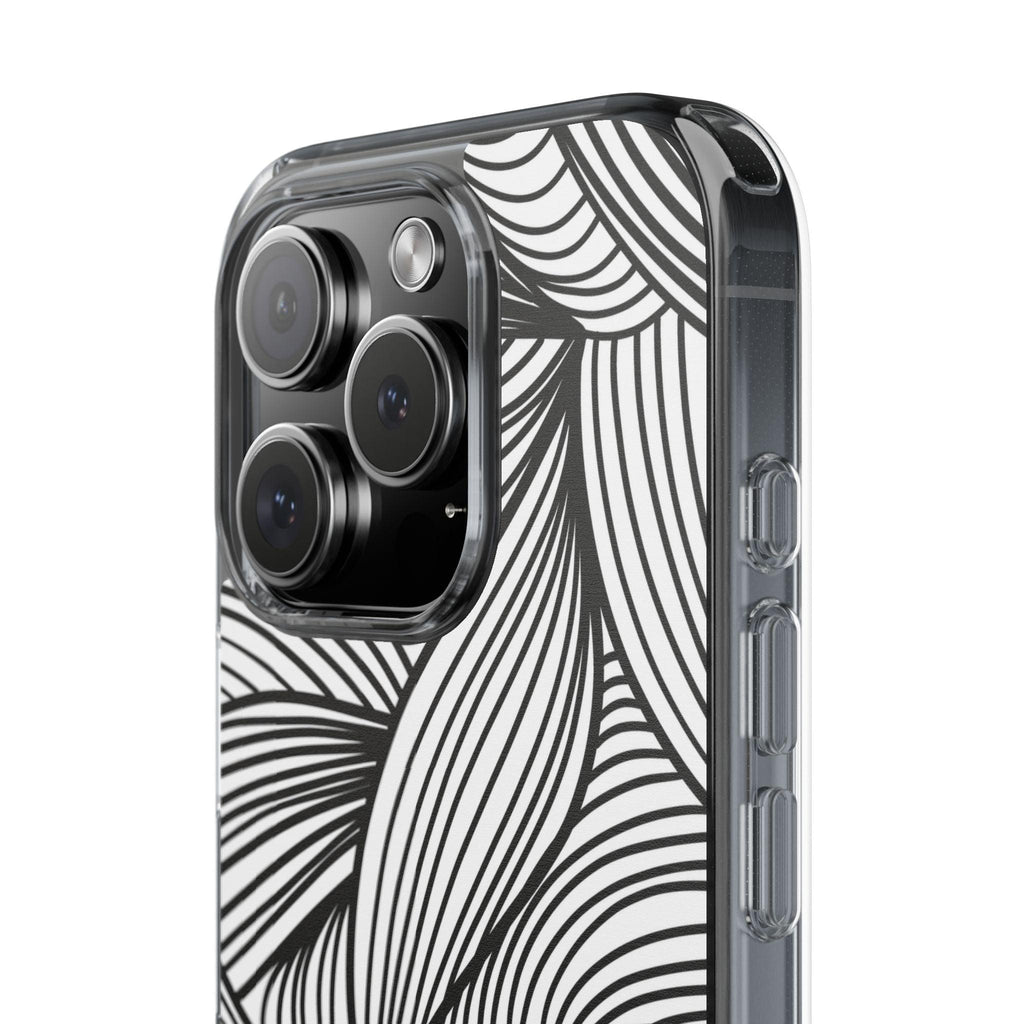 Black and White Illusion Clear Cases