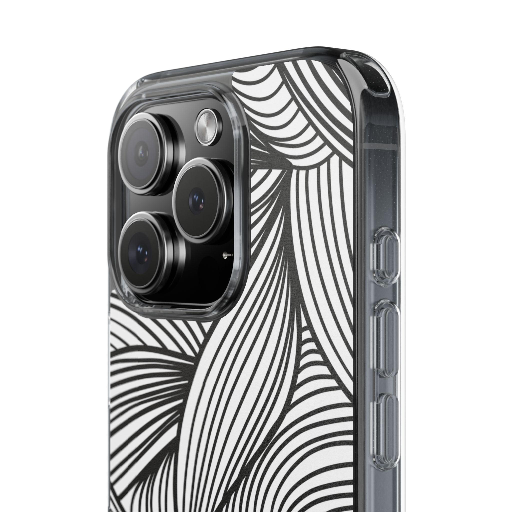 Black and White Illusion Clear Cases