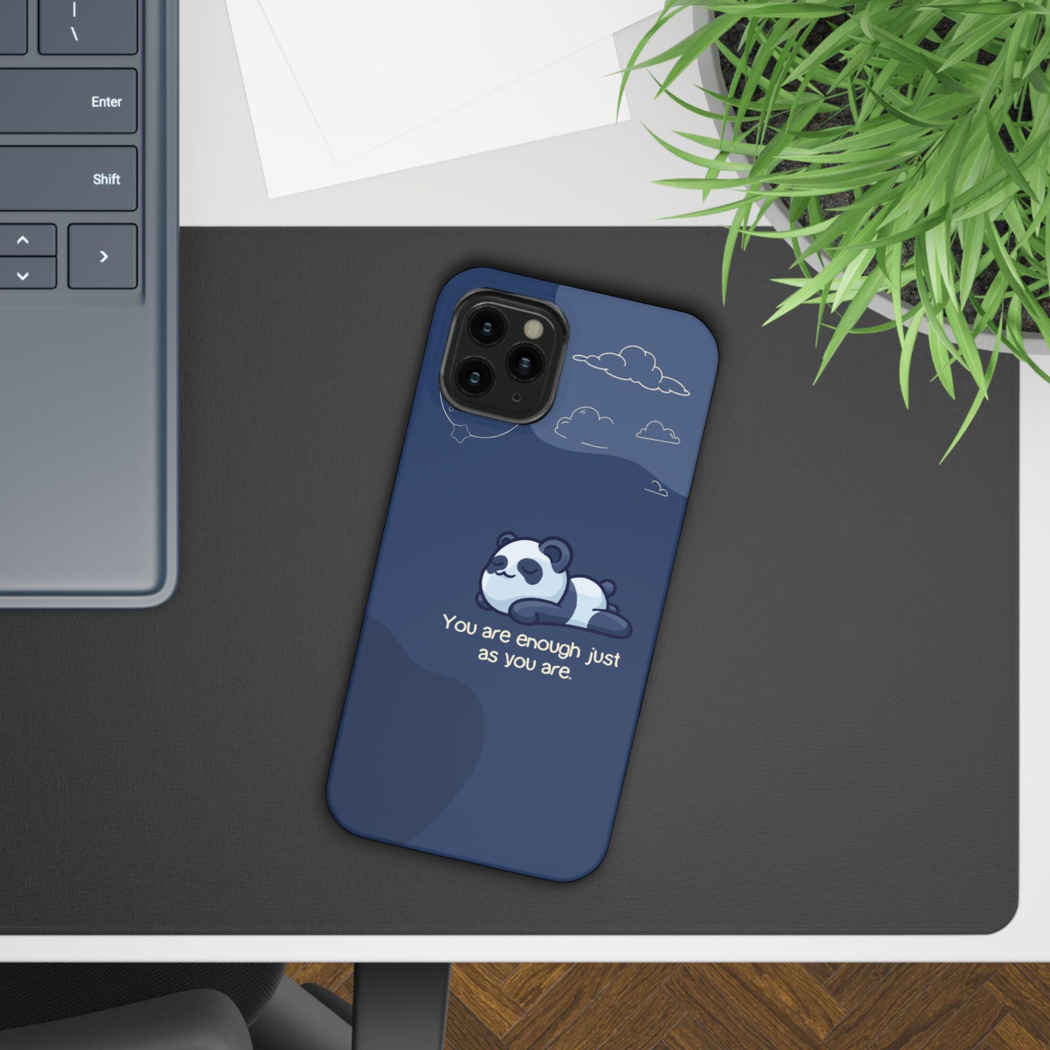 Panda Dreams Phone Case – Cozy Vibes & Inspiring Words